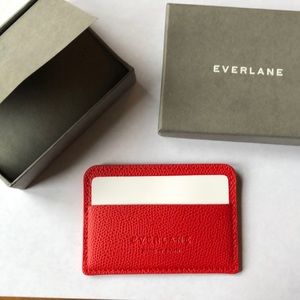 Red 100% Leather Cardcase by Everlane